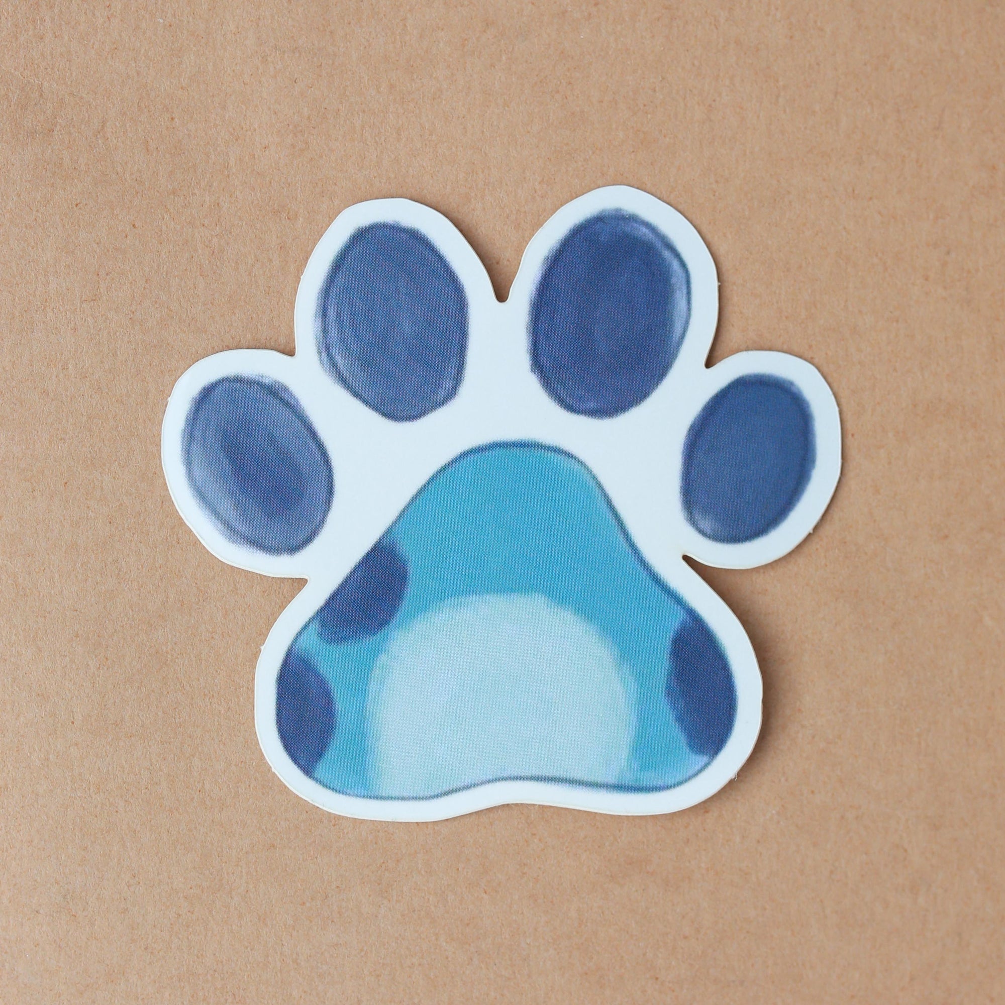 Extra Fave Blue Dog Stickers- Pair (2)