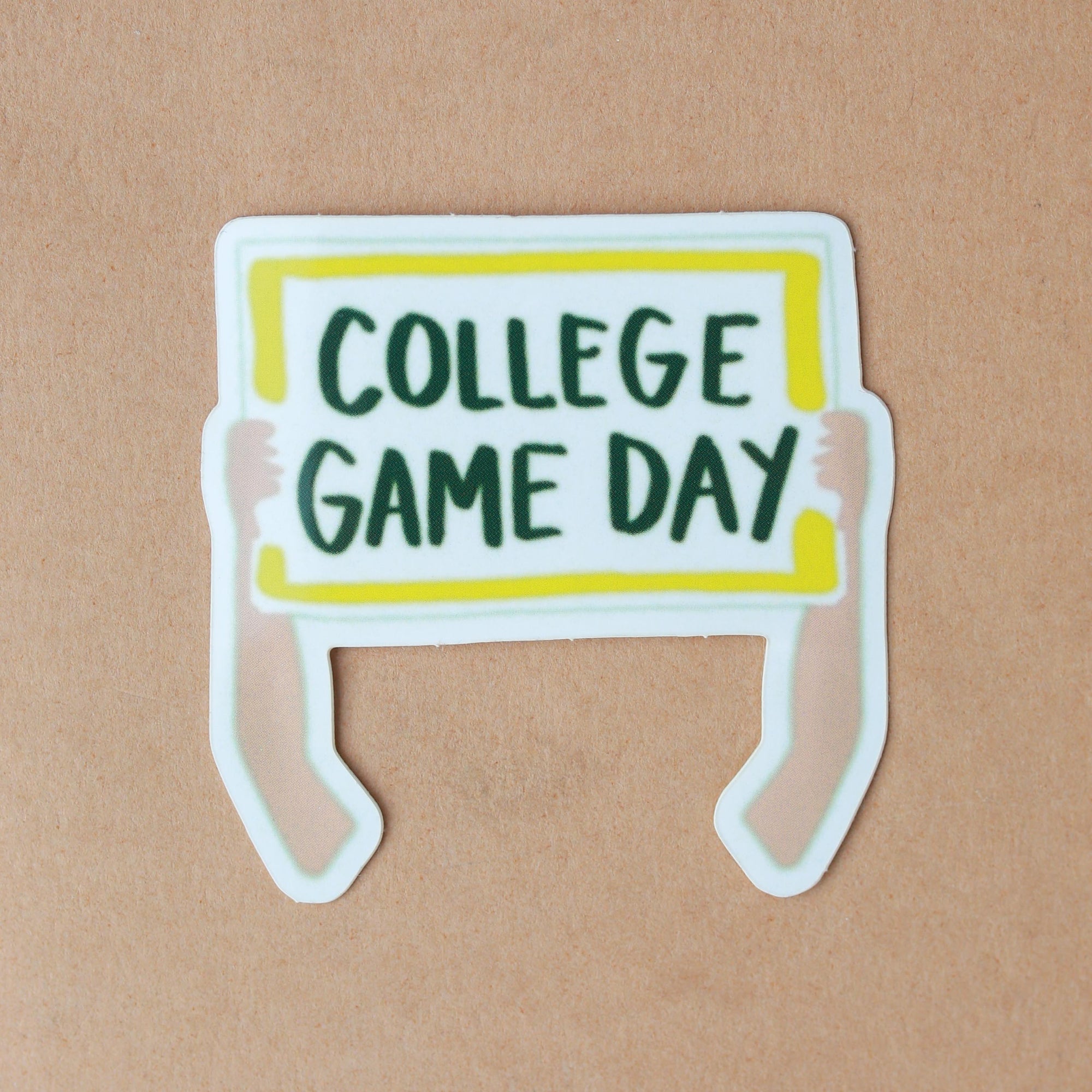 Extra College Gameday Stickers- Pair (2)