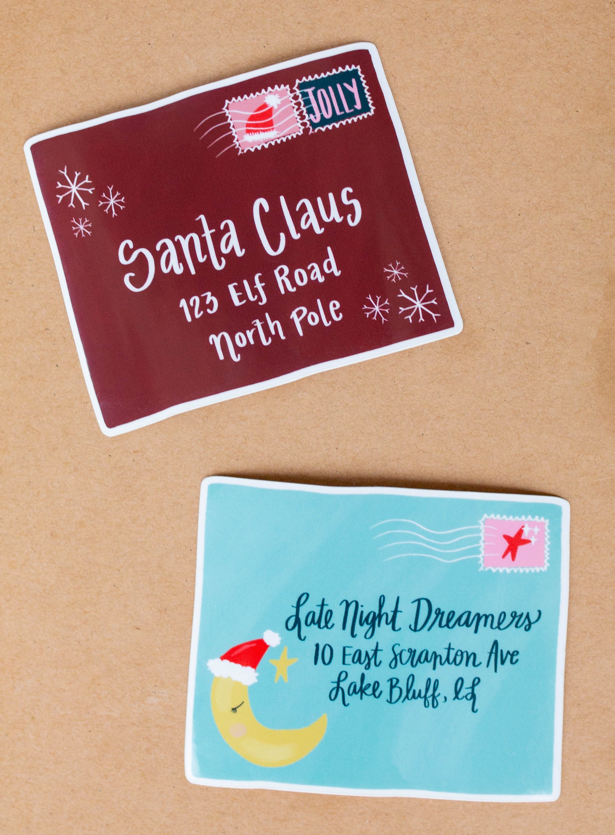 Extra Letters To Santa Stickers- Pair (2)