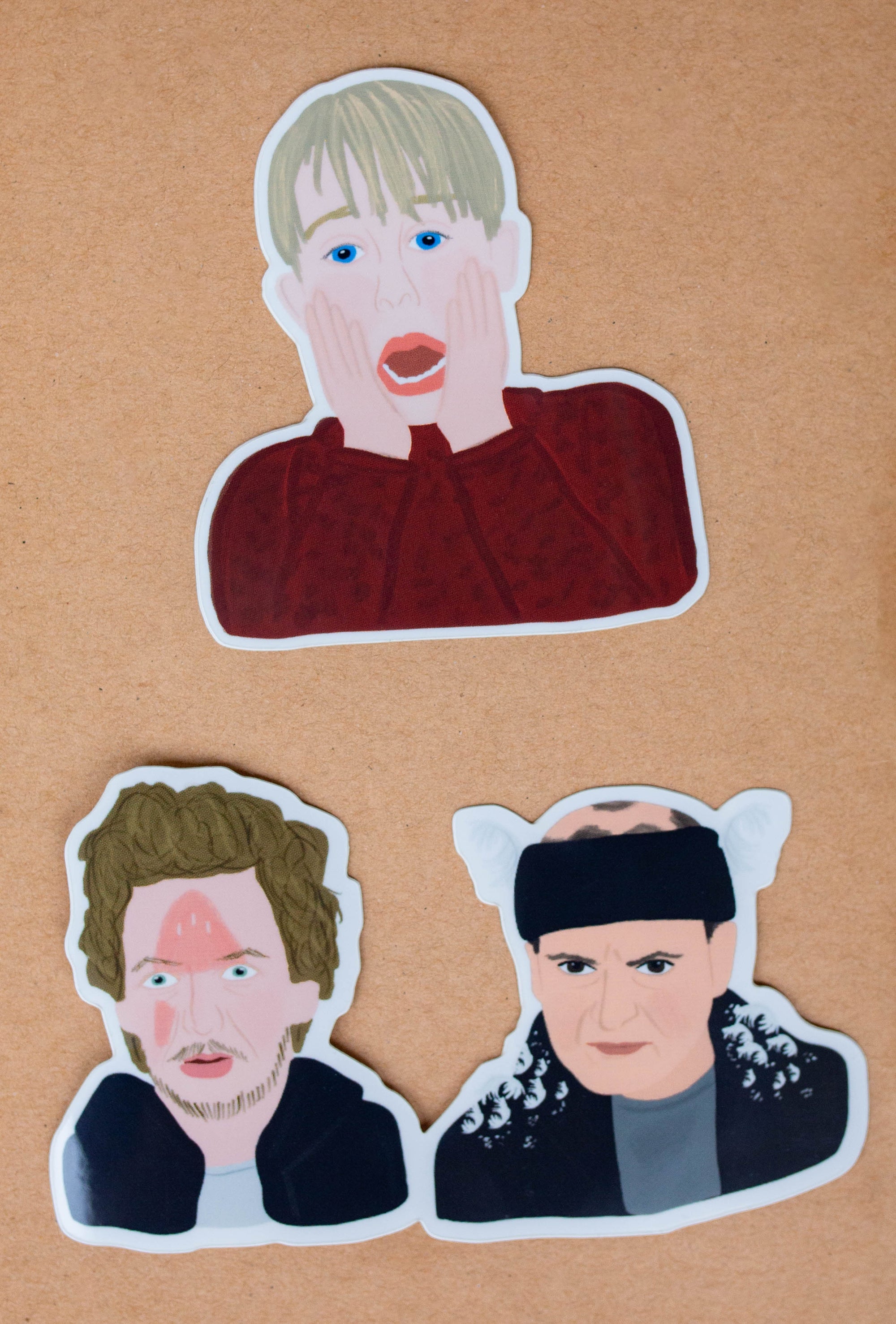 Extra Home Alone Stickers- Pair (2)