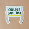 Extra College Gameday Stickers- Pair (2)