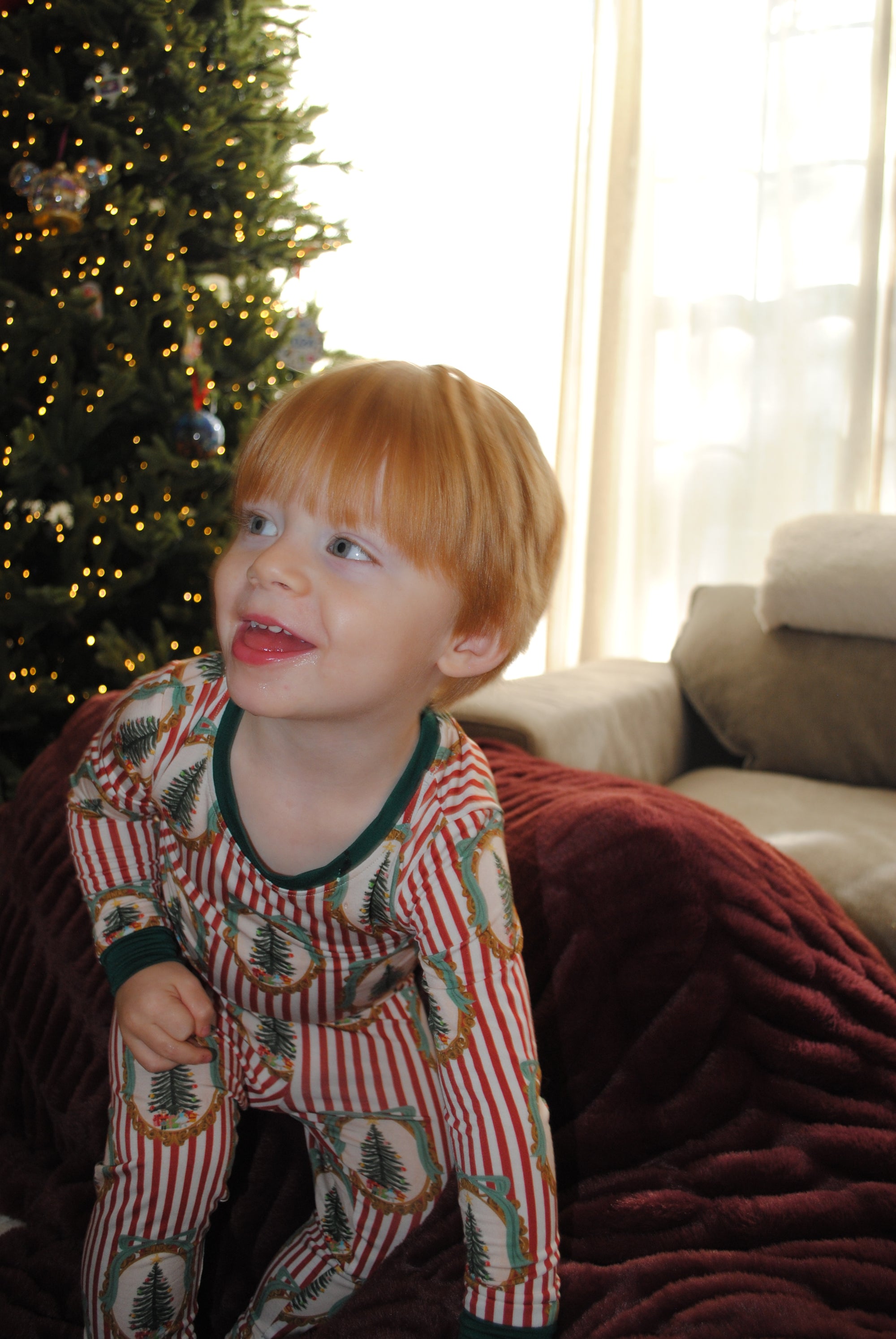 The Lottie Two Piece Set -  Jams for A Very Vintage Christmas