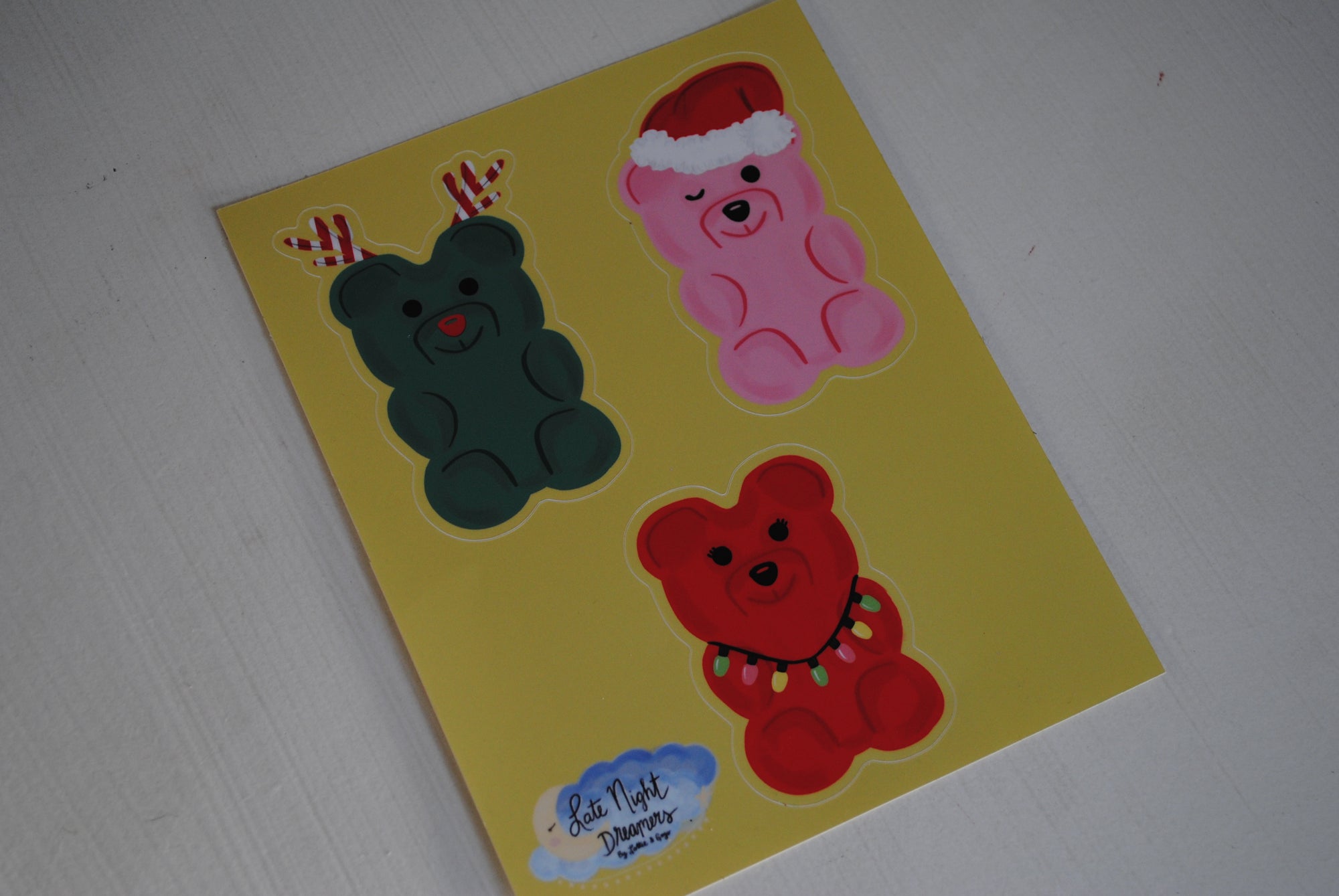 Extra Merry, Beary and Bright Stickers- Sheet