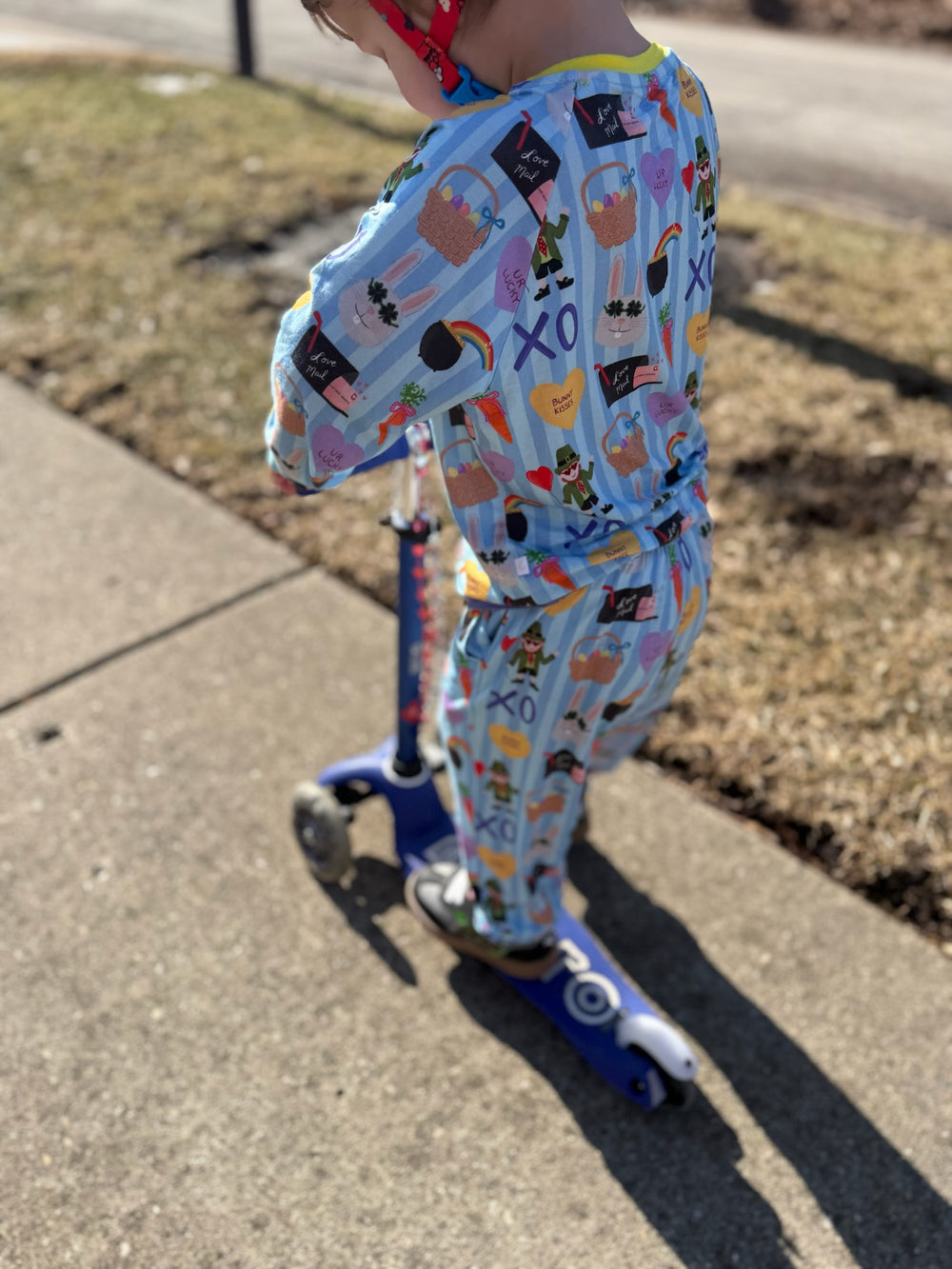 The Eddie Two Piece Set - Daywear in Lucky Bunny Kisses