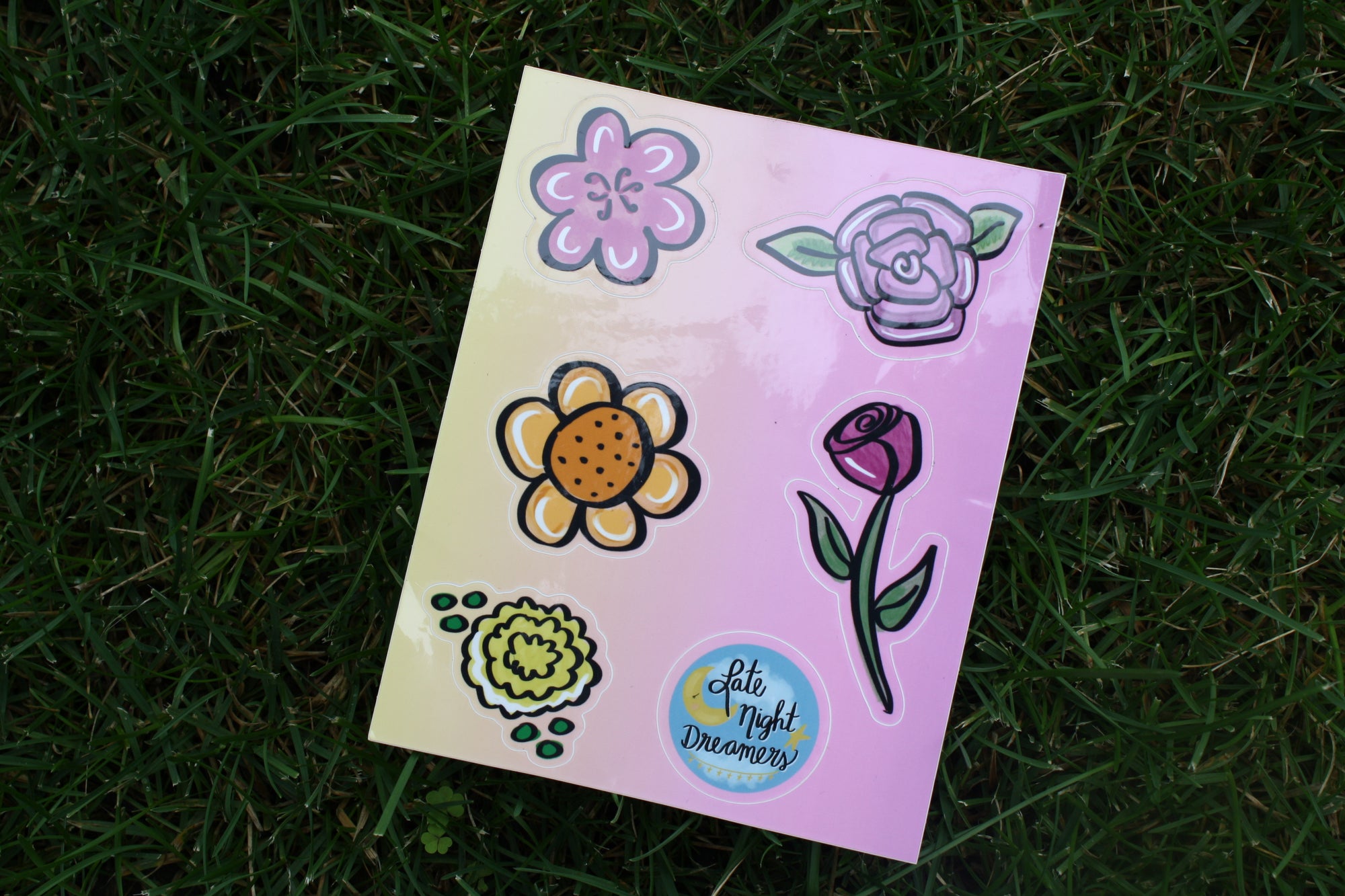 Extra Flower Shop Stickers- one sheet