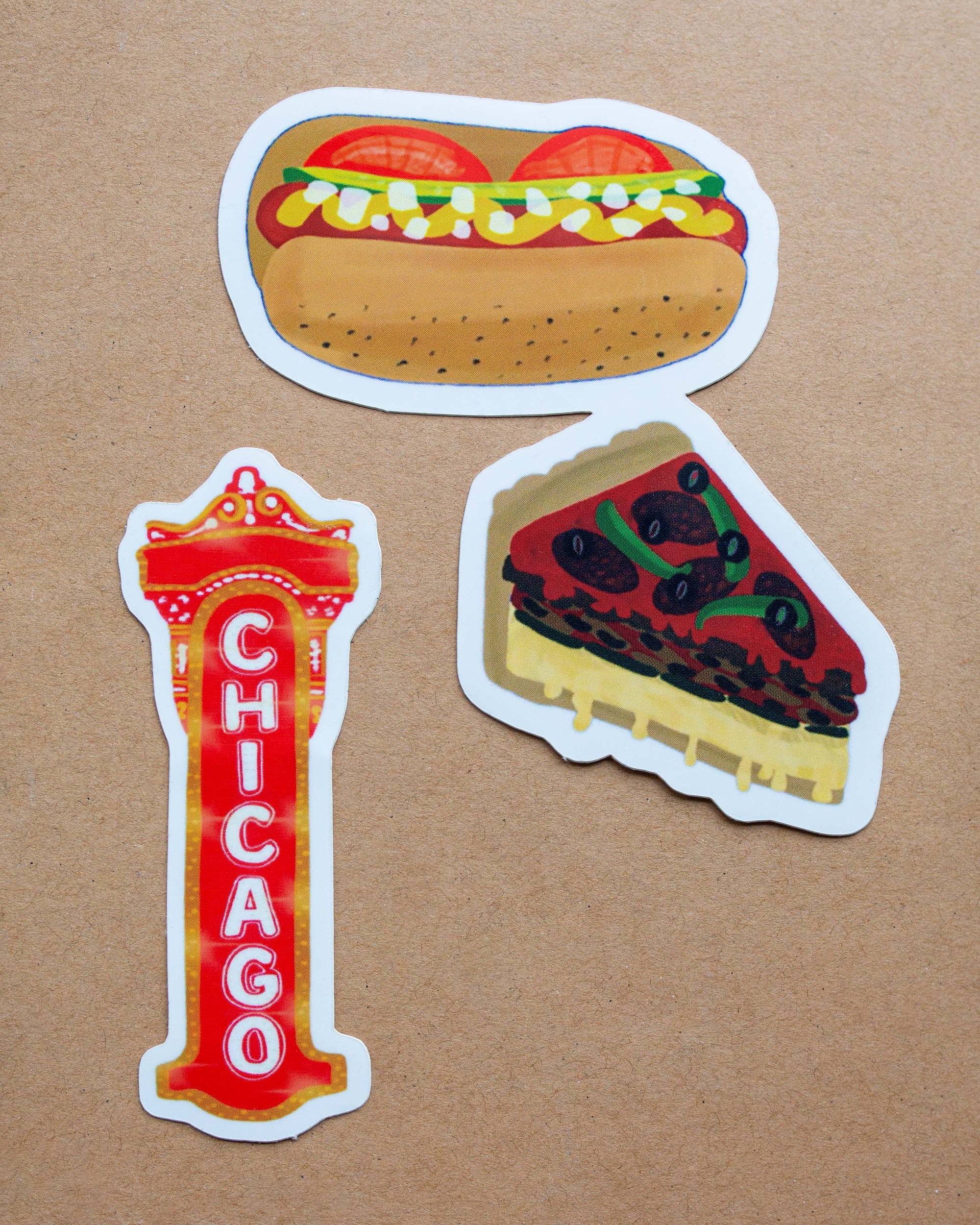 Extra Summertime Chi Stickers- Pair (2)